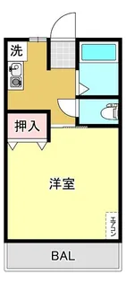 南湖ウイングE【2階】の間取り