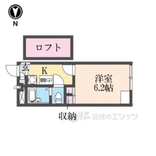 レオパレスルフラン【1階】の間取り