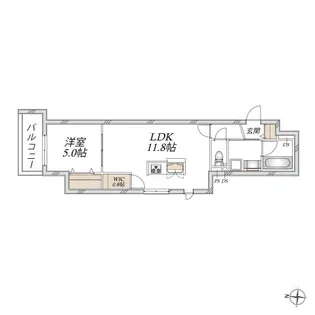 The Bay Luxe CBY ザベイリュクスシービーワイ【4階】の間取り