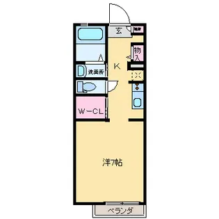 ソレアード【2階】の間取り