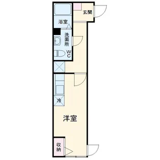 フローラ湘南茅ヶ崎【2階】の間取り