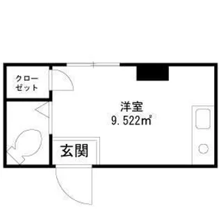 ダイヤモンドビル【2階】の間取り