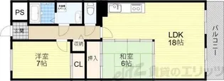 サンコーポ高槻寿【3階】の間取り