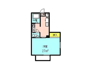 ミラ穴川【2階】の間取り