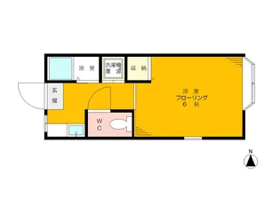 みやびハイツ【1階】の間取り