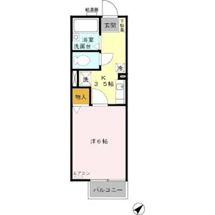 アルカス【2階】の間取り