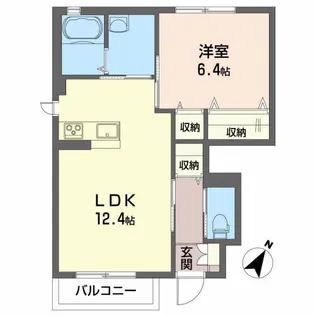 La Maison du Renard【1階】の間取り