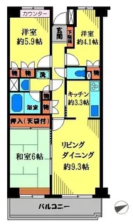 グラン・ヴェルジェ【5階】の間取り