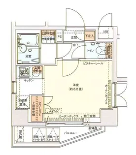 ドルチェ東京向島【3階】の間取り