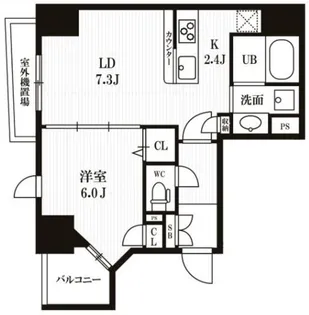 PEAKS神田【2階】の間取り