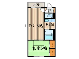 メゾンドイズミ【4階】の間取り