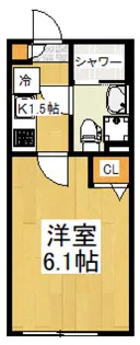 KEIAI RESIDENCE 秋津【1階】の間取り