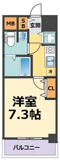 アーバングリーン甲子園(旧アーデン甲子園)【8階】の間取り