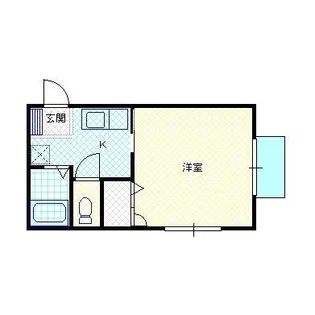 キャメルハウス長潟【1階】の間取り