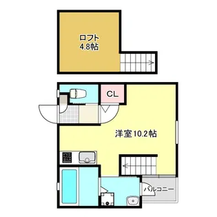 ブランノワールII【1階】の間取り