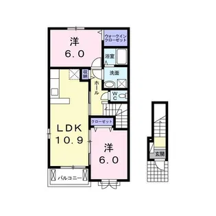 サンリット C棟【2階】の間取り
