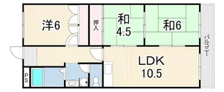 晏如ビル【4階】の間取り