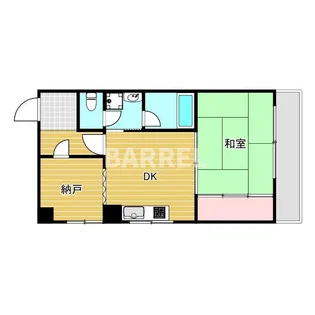 ユニーブル新大阪【9階】の間取り