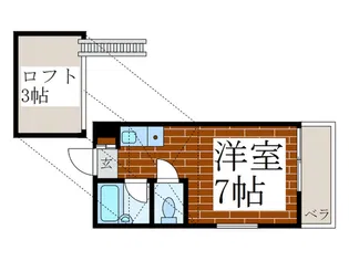 アーバンフラッツ柳沢【2階】の間取り