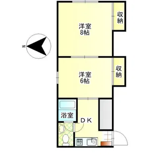 メゾン・レーヴ (旧荒井マンション)【2階】の間取り
