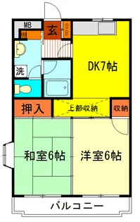 エクセル国分寺【4階】の間取り