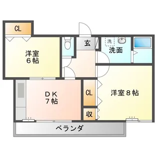 ロータスヒル【3階】の間取り