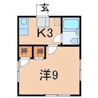 カーサ永井川【1階】の間取り
