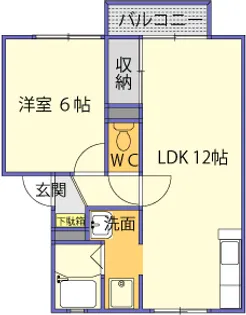 ミラービレ【2階】の間取り