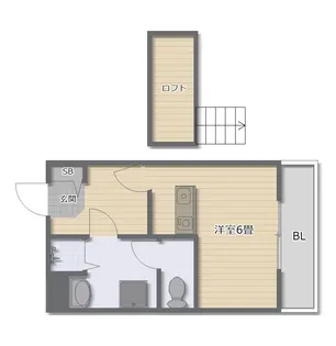 フレンドシップ2【4階】の間取り