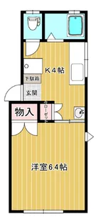 犀川サニーハイツ【1階】の間取り