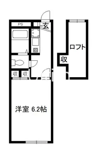 フォルトゥーナ【2階】の間取り