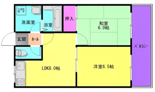 アールグレイ山本【4階】の間取り