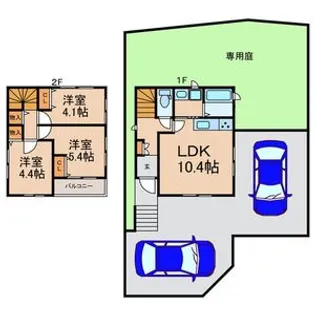 千葉県千葉市緑区茂呂町【一戸建】の間取り