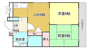 オーク国分【4階】の間取り