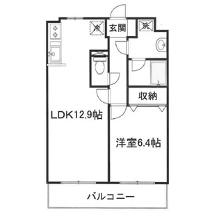 グラシア・K【1階】の間取り