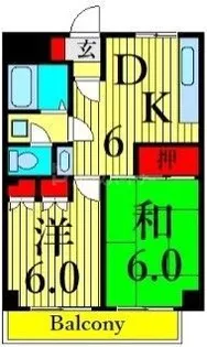 メゾン・ド・レカン【6階】の間取り