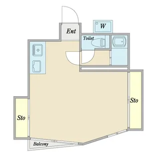 赤門第3葉月ビル【1階】の間取り