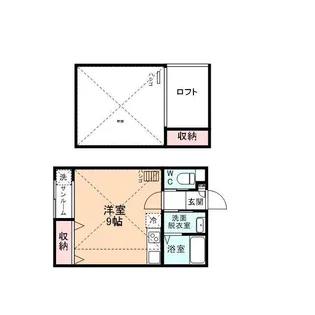 Smart Square A棟【2階】の間取り