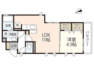 セジュール陽【1階】の間取り