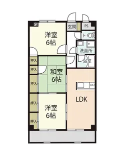 ボンヌール【2階】の間取り