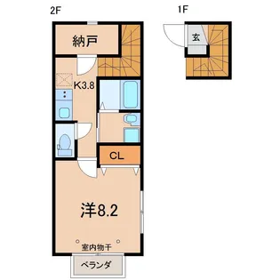 Wisma【2階】の間取り