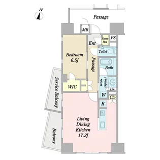プレミスト奥武山公園【4階】の間取り