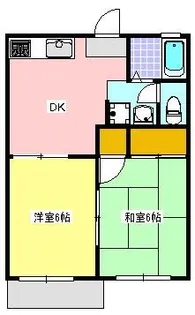 コーポみのり【1階】の間取り