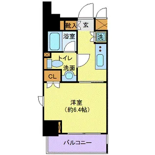 グランフォース町屋【8階】の間取り