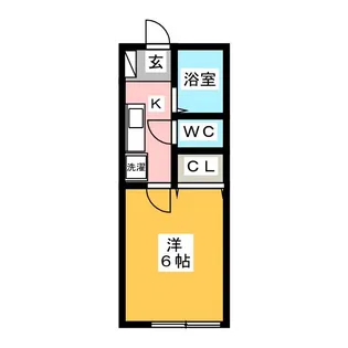 サン・ラピス壱番館【1階】の間取り