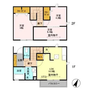 クレストセブンの間取り