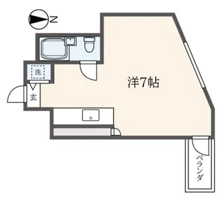 ジョイム向ヶ丘遊園【3階】の間取り