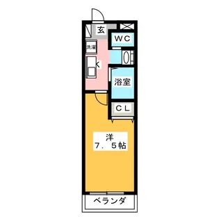 A・City守山元郷【3階】の間取り