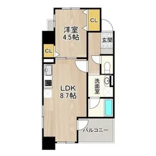 CITY SPIRE 名古屋大須【11階】の間取り