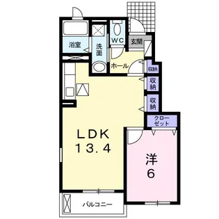 白蔵VI【1階】の間取り